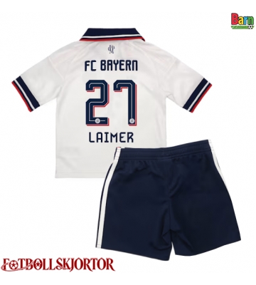 Bayern Munich Konrad Laimer #27 Borta Kläder Barn 2026-27 Kortärmad (+ Korta byxor)